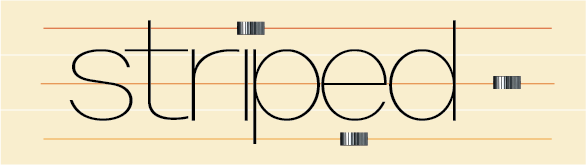 striped logo